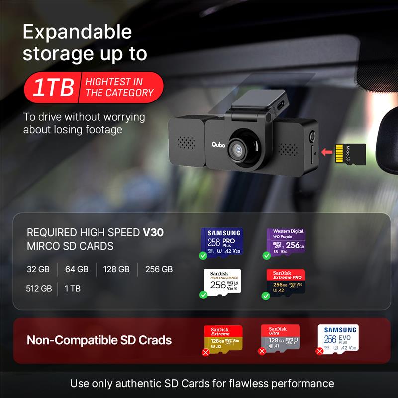 Dashcam 3-Channel Trio