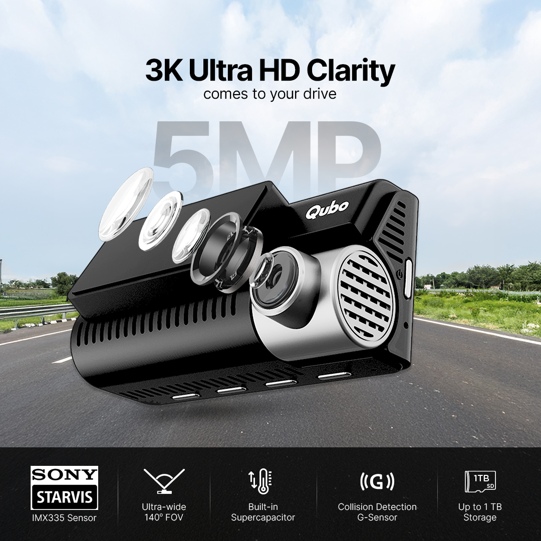 Dashcam Pro 3K [F+R] | Sony STARVIS IMX335