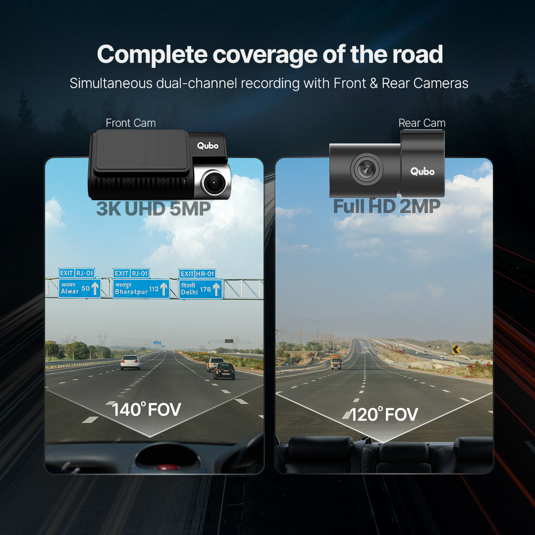 Dashcam Pro 3K [F+R] | Sony STARVIS IMX335
