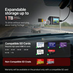 Dashcam Pro 3K [F+R] | Sony STARVIS 2 IMX675
