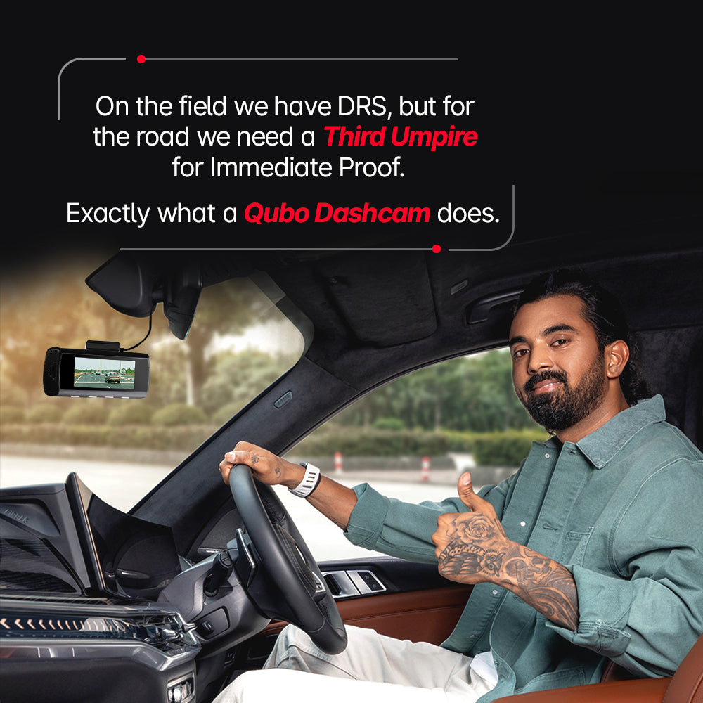 Qubo Dashcam Pro 4K | Sony STARVIS IMX415 Sensor (Front)