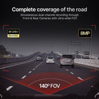Qubo Dashcam Pro 4K | Sony STARVIS IMX415 Sensor (Front)