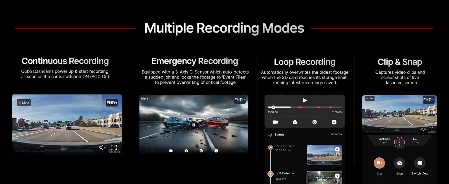 Multiple Recording Modes