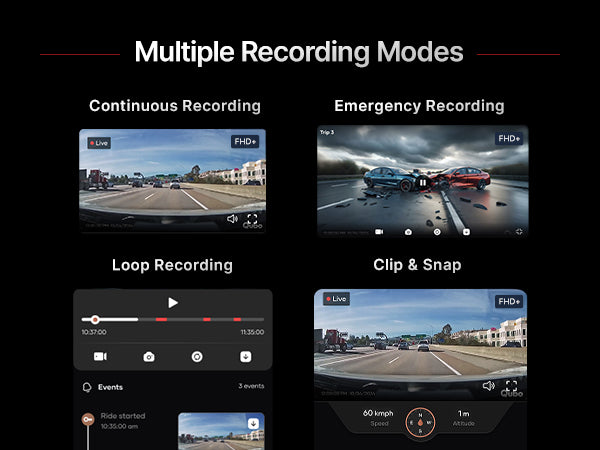 Multiple Recording Modes