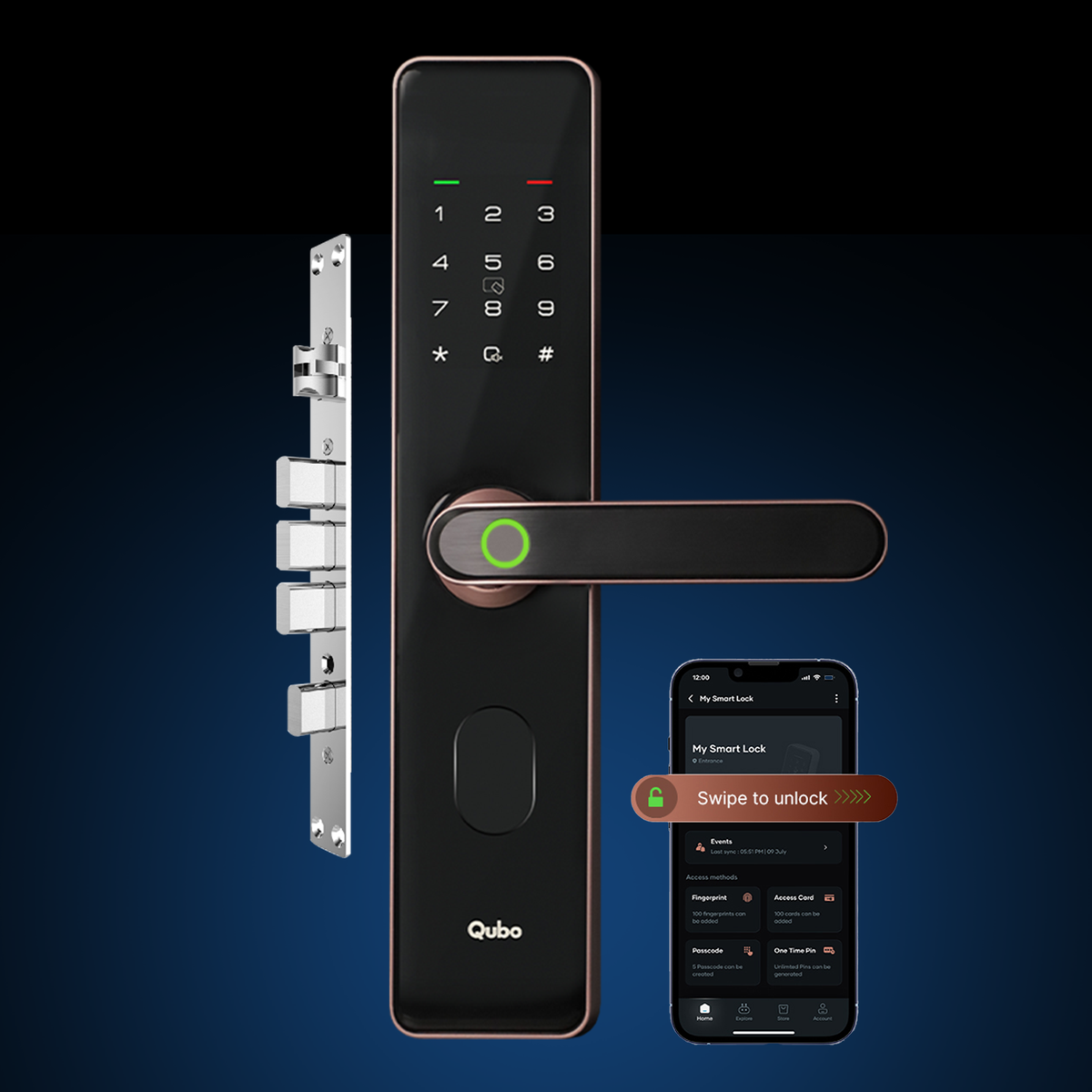 Smart Door Lock Select (Copper)