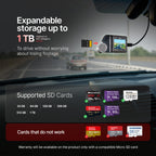 Qubo Dashcam Pro 3K | Sony STARVIS 2 IMX675 Sensor (Front)