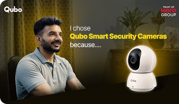 Qubo Smart Wi-Fi Indoor CCTV Camera with AI Guard – Qubo India