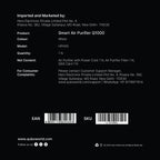 Q1000 Smart Air Purifier Label