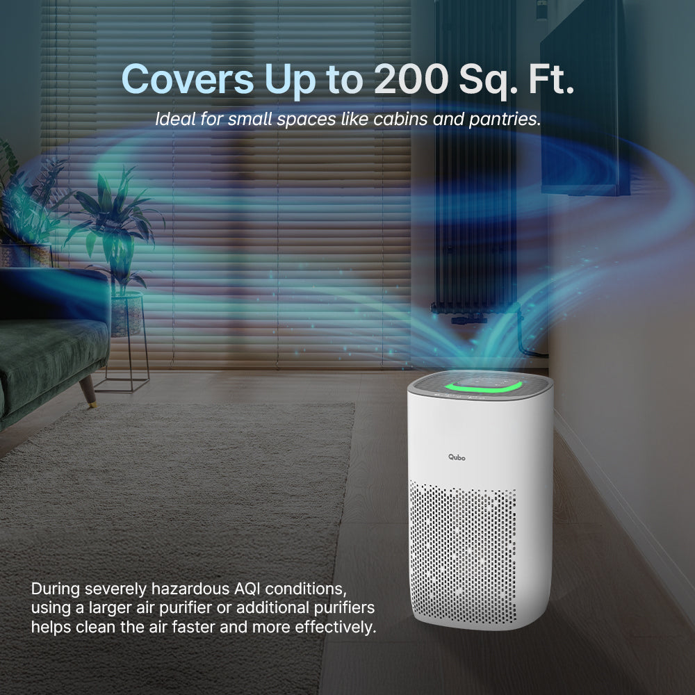 Smart Air Purifier Q200 for Home [Upto 200 SqFt]