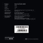 Q200 Smart Air Purifier Label