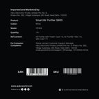 Q600 Smart Air Purifier Label
