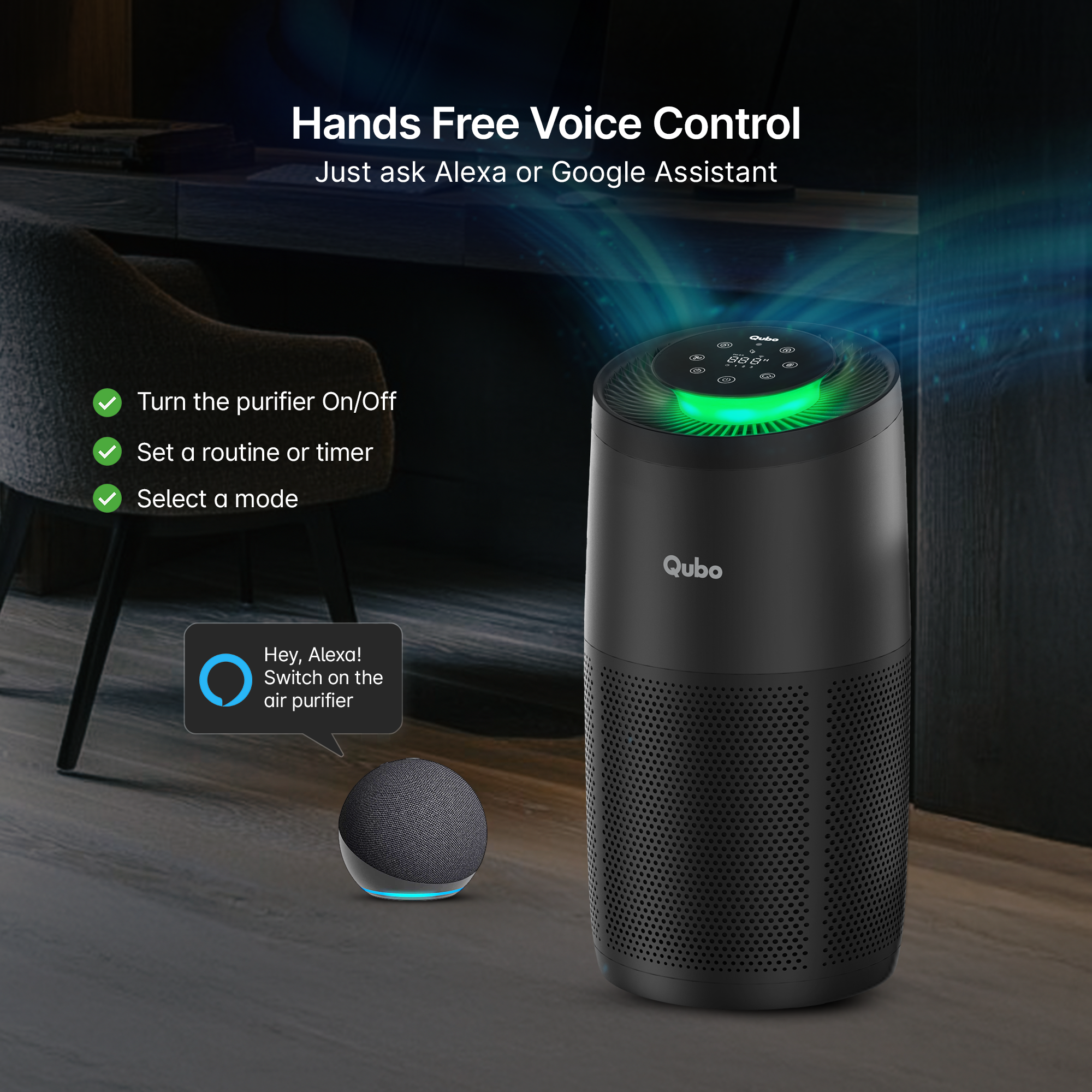 Smart Air Purifier R700 for Home [Upto 700 SqFt]