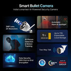 Smart Outdoor Bullet Camera | 3MP 2K | Wi-Fi