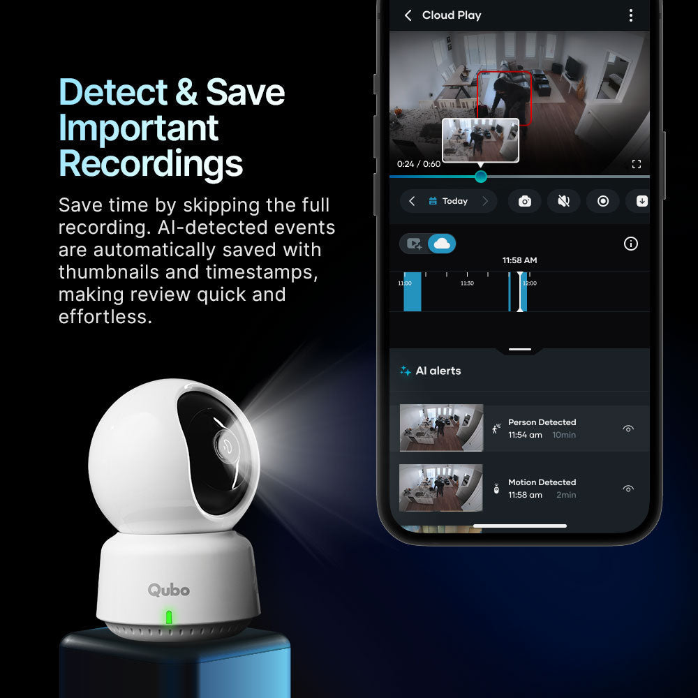 Smart Camera 360° | 3MP 2K | Wi-Fi