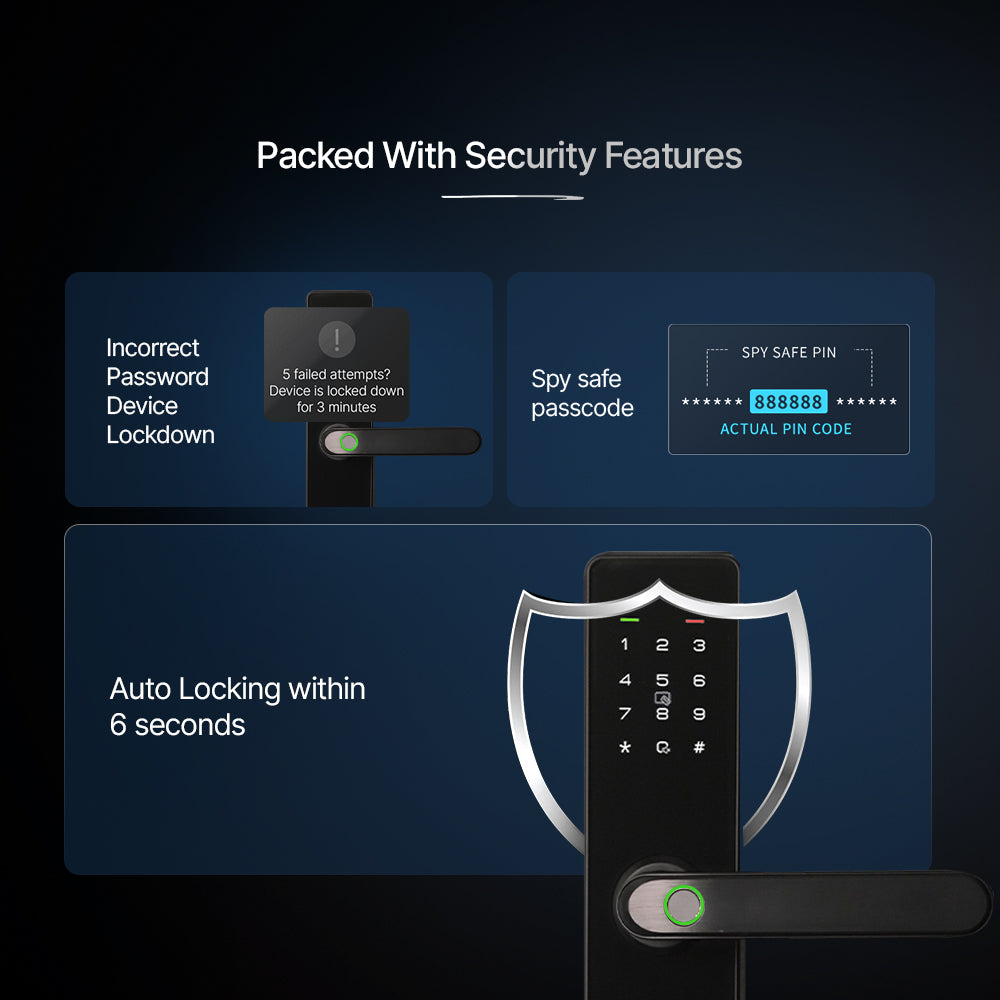 Smart Door Lock Essential (Black)