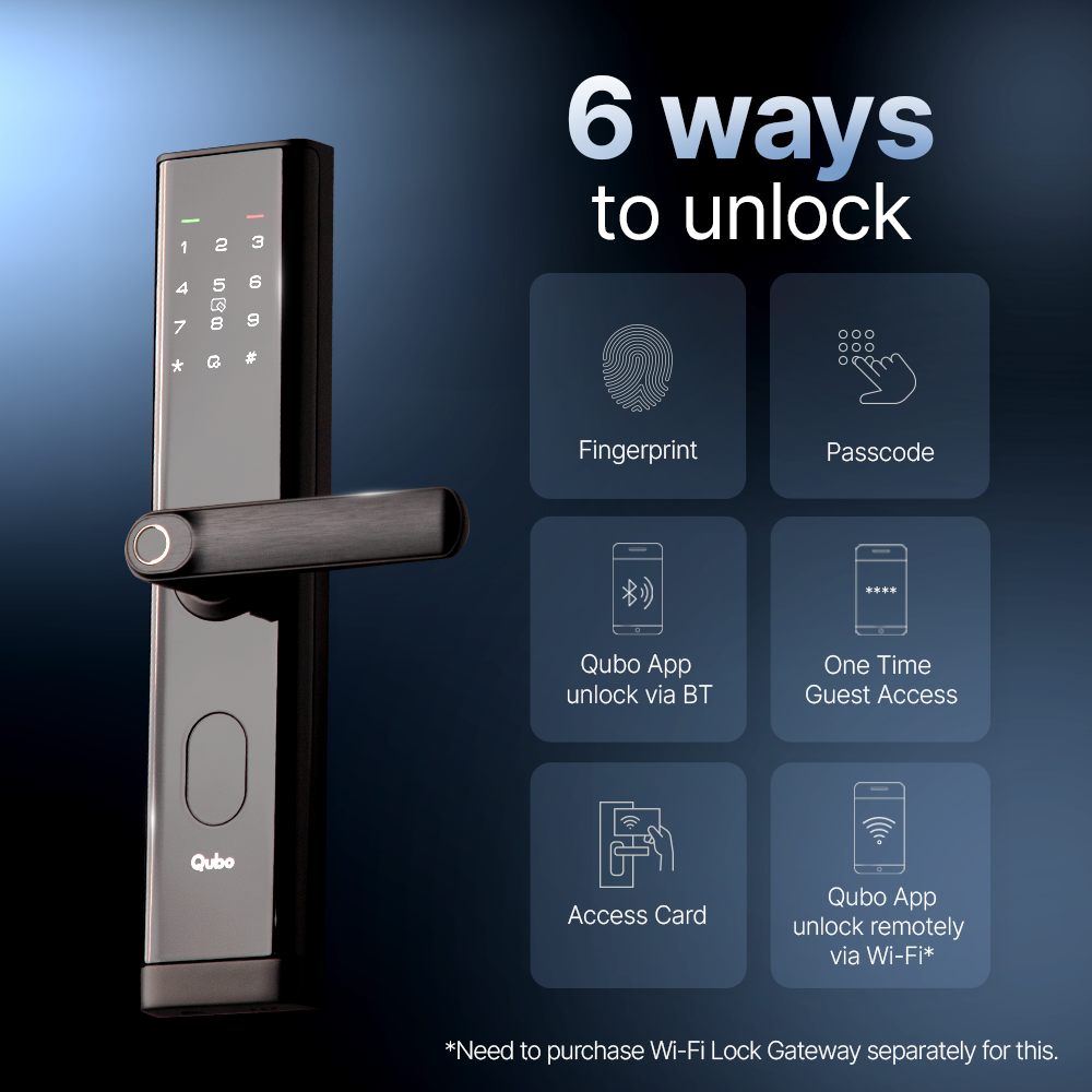Smart Door Lock Nova (Black)