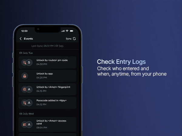 Check Entry Logs