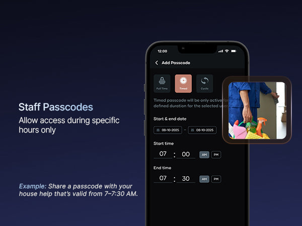 Staff Passcodes