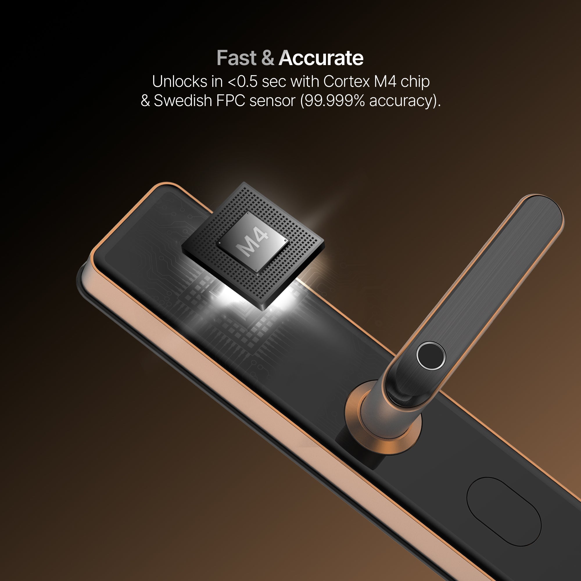 Smart Door Lock Select (Copper)