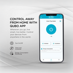 Qubo 10A Wi-Fi+BT Smart Plug, Ideal for Small Devices