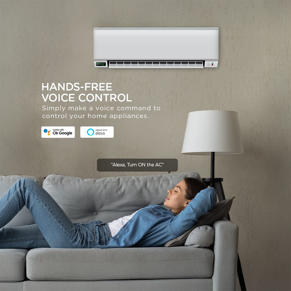Qubo 16A Wi-Fi+BT Smart Plug, Ideal for Heavy Appliances