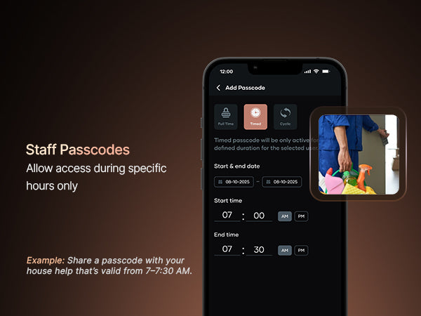 Staff Passcodes