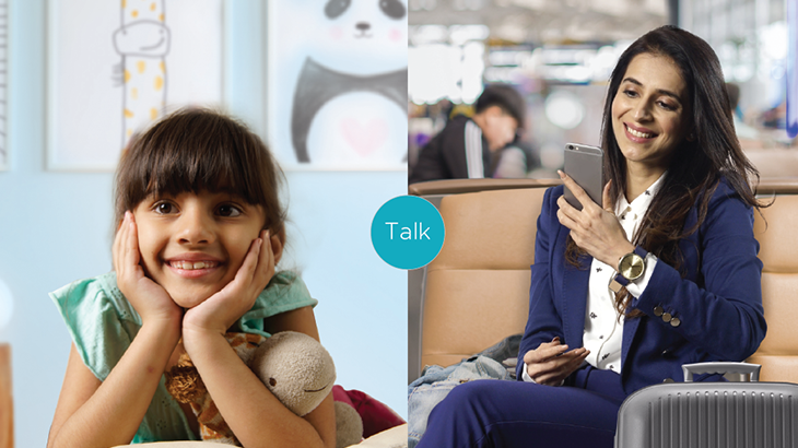 Smart indoor camera with speaker and mic