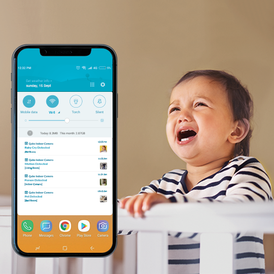 Baby cry alert with advanced detection